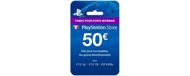 CDKeys: Carte Playstation Network (PSN) de 50€ au prix de 43,99€ au lieu de 50€