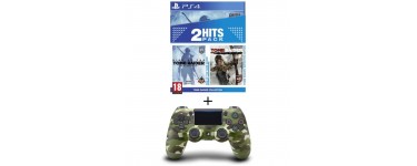 Cdiscount: Pack PS4 Tomb Raider Edition Definitive + Rise of the Tomb Raider + Manette PS4 Green Camo à 69,99€