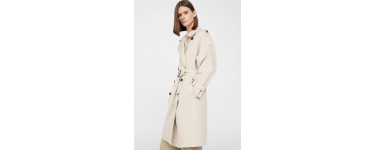 Mango: Trench femme à 45,99€ au lieu de 89,99€