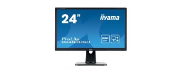 Cdiscount: iiYama B2483HSU-B1 - Ecran 24" Full HD à 179,95€ au lieu de 216,90€