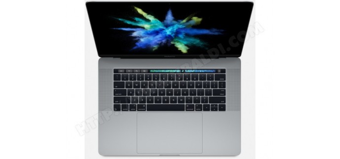 Ubaldi: APPLE - MacBook Pro MacBook Pro 15'' Touch Bar i7 256Go 16Go gris à 2608€ au lieu de 2799€