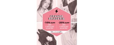 DDP: [Grande Braderie] -10% supp dès 2 articles achetés, -20% supp dès 3 articles achetés