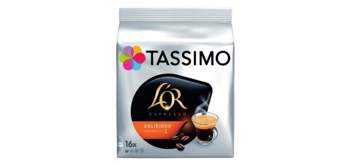 Carrefour: 16 dosettes de café L’OR Espresso Delizioso ou Long classique à 1,19€ au lieu de 3,99€