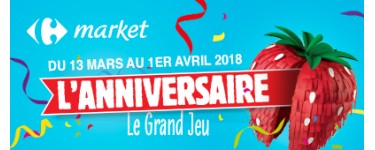 Carrefour: Tentez de gagner une fête d'anniversaire pour 20 personnes et des bons d'achat