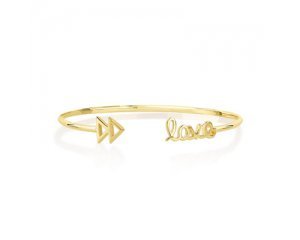 MATY: Bracelet rigide plaqué or à 31,60€ au lieu de 79€