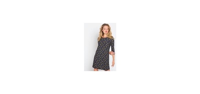 Cache Cache: Robe maille motif bicolore à 11.99€ au lieu de 19.99€