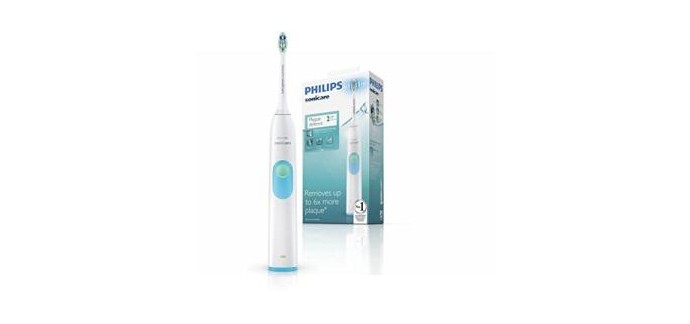 Amazon: Brosse à dents électrique Philips Sonicare HX6231/01- Série 2 plaque à 28,99€