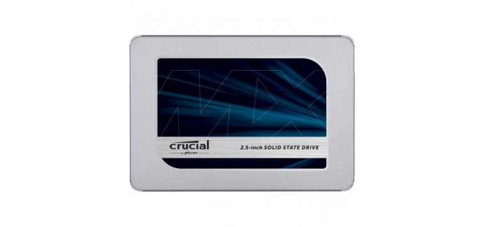 Cdiscount: Crucial SSD MX500 2,5" - 250Go à 81,89€ au lieu de 101,06 €