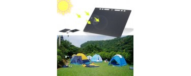 TomTop: Panneau solaire portable chargeur USB - Ultra-fin - 10W à 9,12€ au lieu de 16€