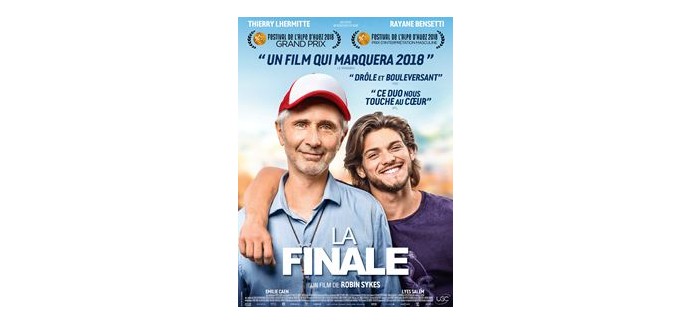 France Bleu: 100 lots de 2 places de cinéma pour le film "La finale" à gagner