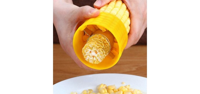Rosegal: Outil de cuisine en plastique décapant de maïs en plastique à 2,70€ au lieu de 4,28€