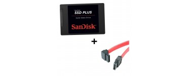 Rue du Commerce:  SANDISK - SSD PLUS 240 Go + câble SATA à 74,90€ au lieu de 99,90€