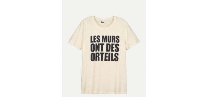 BZB: T-Shirt à message homme au prix de 5,99€ au lieu de 12,99€