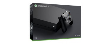 Fnac: Pack Console Microsoft Xbox One X 1 To Noir à 499€ au lieu de 579,99€