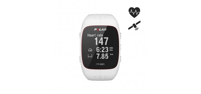 Decathlon: Montre GPS cardio poignet POLAR M430 à 199€ au lieu de 230€