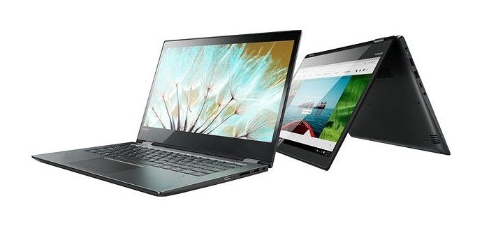 Microsoft: PC 2 en 1 Yoga 520-14IKB (Intel Core i3) à 519,99€ au lieu de 649,99€