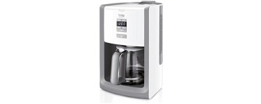 Amazon: Cafetière Beko cfd6151 W - 1000 W - 1.25 L à 28,21€ au lieu de 46€