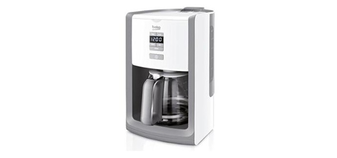 Amazon: Cafetière Beko cfd6151 W - 1000 W - 1.25 L à 28,21€ au lieu de 46€