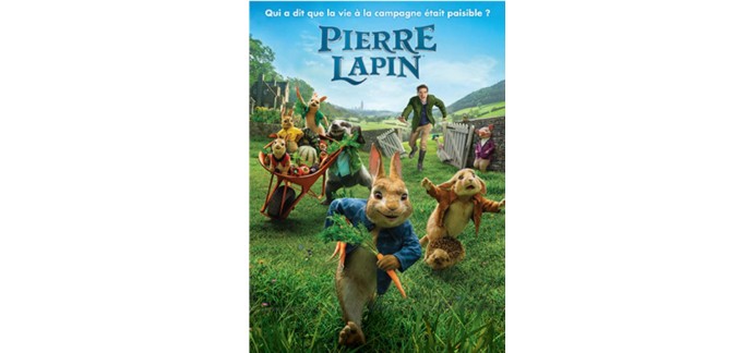 OCS: 50 lots de 2 places de cinéma pour le film "Pierre Lapin" à gagner