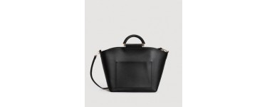 Mango: Sac shopper avec poche noir au prix de 19,99€ au lieu de 29,99€