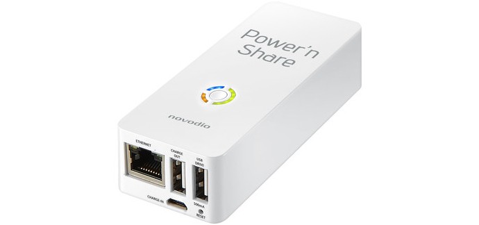 MacWay: Novodio Power'n Share Boîtier de partage multimédia et batterie externe à 39,99€ au lieu de 59,99€