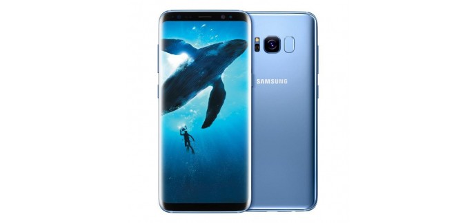 Pixmania: SAMSUNG Galaxy S8 - 64Go - Coral Blue - Smartphone à 539,99€ au lieu de 600€