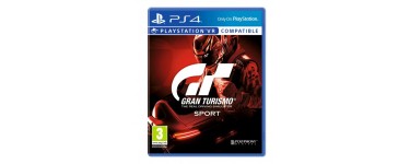 Fnac: Gran Turismo Sport PS4 à 29,99€ au lieu de 69,99