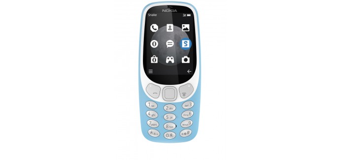 Orange: Nokia 3310 3G bleu à 49,90€ au lieu de 69,90€