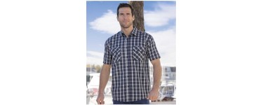 Atlas for Men: Chemise homme à carreaux Navy Wind au prix de 14,95€ au lieu de 33,50€