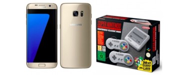 Rue du Commerce: Smartphone Samsung Galaxy S7 + Nintendo Classic Mini Super Nes à 349€ (dont 70€ via ODR)