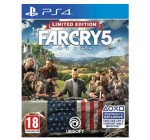Amazon: Far Cry 5 -  Edition Limitée sur PS4, au prix de 59,99€ au lieu de 69,99€