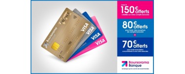 Groupon: Jusqu'à 150€ offerts pour toute 1ère ouverture de compte Boursorama Banque avec carte bancaire