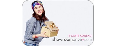 Showroomprive: Cartes cadeaux Showroomprive : jusqu'à 7% de réduction immédiate