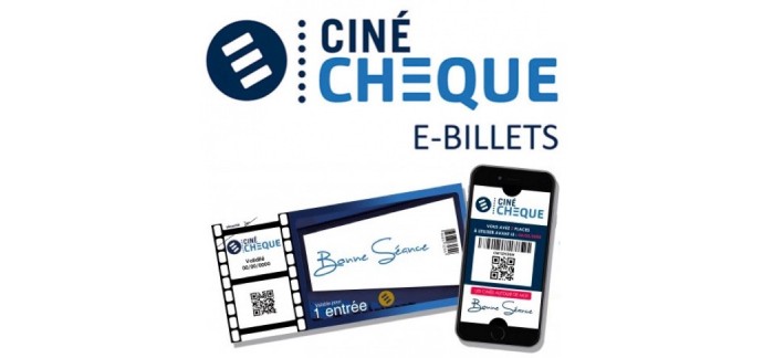 Veepee: Places de cinéma Cinéchèque à 6,50€ l'unité au lieu de 9,85 (possibilité d'en commander jusqu'à 10)
