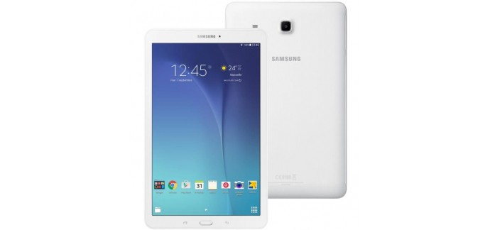 Cdiscount: Samsung Galaxy Tab E 3G Wifi - 9,6" WXGA à 174,99€ au lieu de 219,70€
