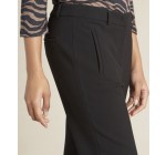 Maison 123: Pantalon tailleur noir femme à zip valero au prix de 49,50€ au lieu de99€