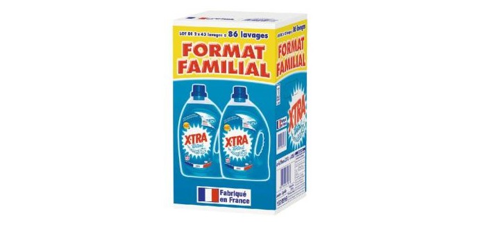 Intermarché: Lot de 2 bidons de lessive liquide Total X-Tra - 3.01 ou 2.52 L à 5,08€ au lieu de 10,98€