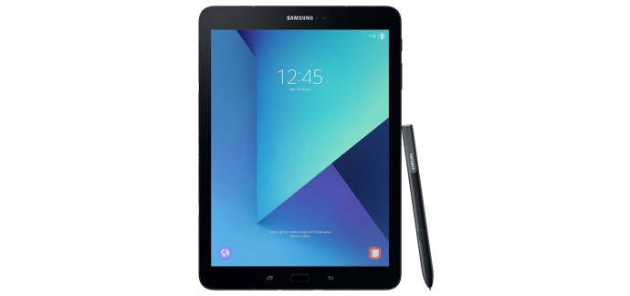 Materiel.net: Jusqu'à 80€ remboursé sur cette Tablette tactile Samsung Galaxy TAB S3 9.7" 32 Go WI-FI (Noir)