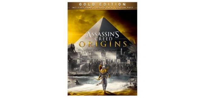 Ubisoft Store: Jeu PC - Assassin's Creed Origins :Gold Edition, à 53,99€ au lieu de 89,99€