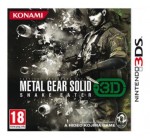 Nintendo: Jeu Nintendo 3DS - Metal Gear Solid: Snake Eater 3D, à 9,99€ au lieu de 19,99€