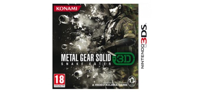 Nintendo: Jeu Nintendo 3DS - Metal Ggear Solid : Snake Eater 3D, à 9,99€ au lieu de 19,99€