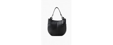 Esprit: Sac besace en simili cuir finiment nervuré noir d'une valeur de 54,99€ au lieu de 69,99€