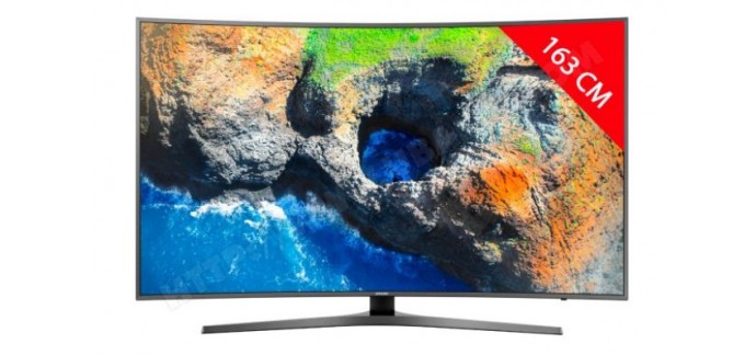 Ubaldi: Téléviseur - SAMSUNG TV LED 4K Incurvé UE65MU6645, à 1587€ au lieu de 2199€ et -5€ tous les 100€