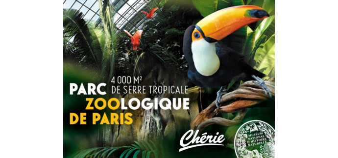Chérie FM: 5 lots de 4 entrées pour le Parc Zoologique de Paris à gagner