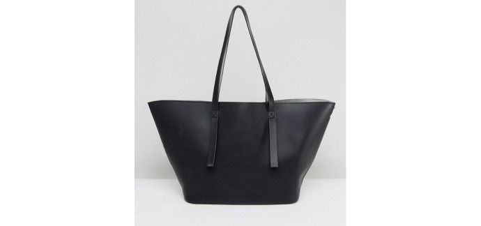 ASOS: Sac cabas réversible noir au prix de 19,49€ au lieu de 27,99€