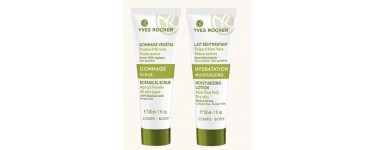 Yves Rocher: 1 rituel soin du corps en cadeau pour toute commande