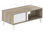 BUT: Table basse OTAWA chêne et blanc à 79,99€ au lieu de 99,99€