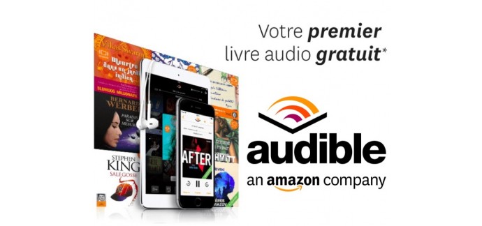 Amazon: 1 livre audio gratuit (offre d'essai de 30 jours) 