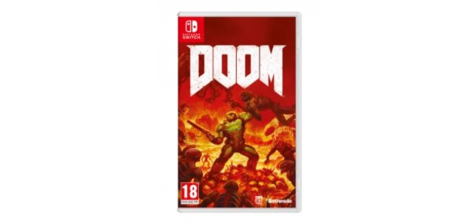 Nintendo: Jeu NINTENDO Switch : Doom, à 39,99€ au lieu de 59,99€