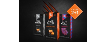 Café Royal: Pour 2 paquets Café Royal achetés = le troisième offert